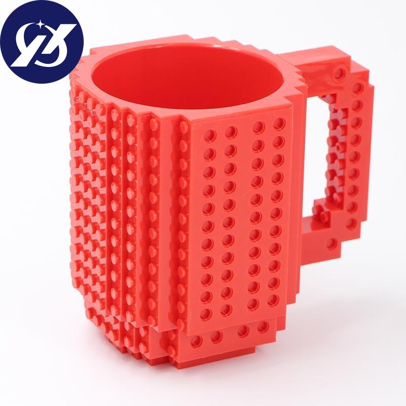Mugs Drinkware Cup Adult Boys Assembly Educational Build-On Brick Mug