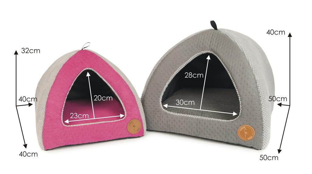 Bella Tropic + Mint Dog Shed 50cm x 50cm