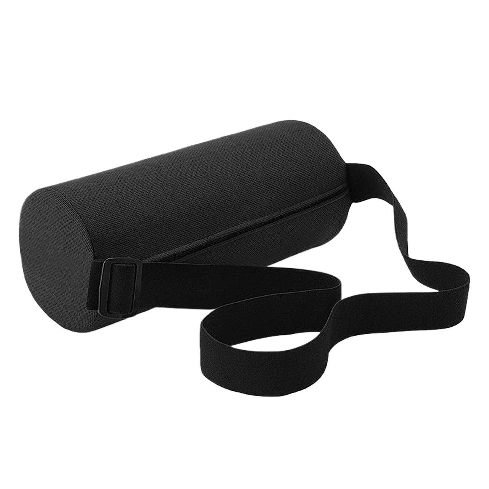 Lumbar Support Pillow Durable Memory Cotton For Back Pain Relief Lumbar Support For Office Chair чёрный