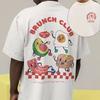 Fashionable Printed Mens Tshirt Summer Casual Simple Design Suitable for Both Men and Women Pure Cotton Shortsleeved Top