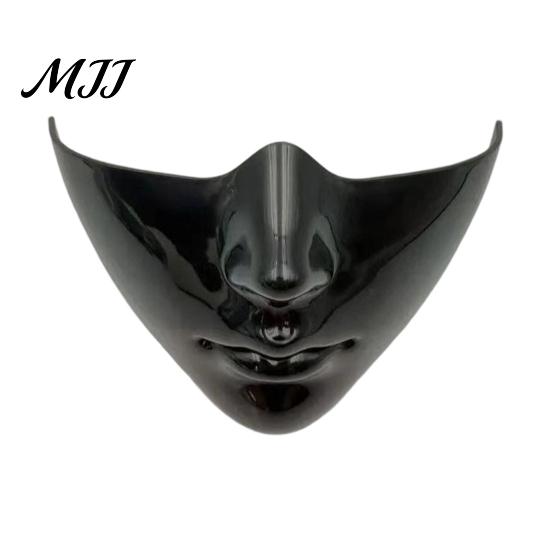 Adults Performance Masque Masquerade for Men Women, Cyberpunk Half Face Mouth Ergonomic Decor Ball Proms, Mardi Gras, Halloween Cosplay Party