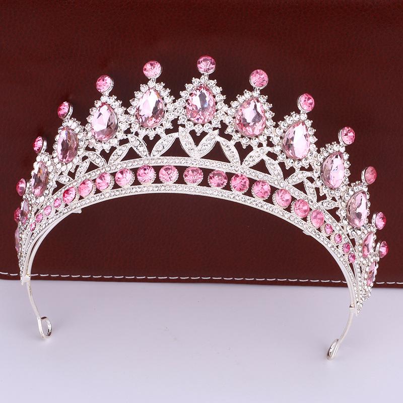Bridal Crown Wedding Birthday Party Tiara Princess Adult Hair Accessories Alloy Rhinestone Crown