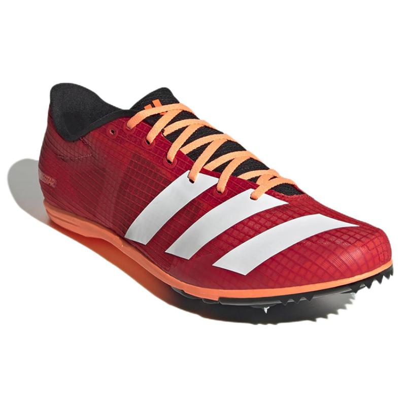 Adidas Distancestar Wear resistant Shock Absorption 'Red White' Sneakers GX6683
