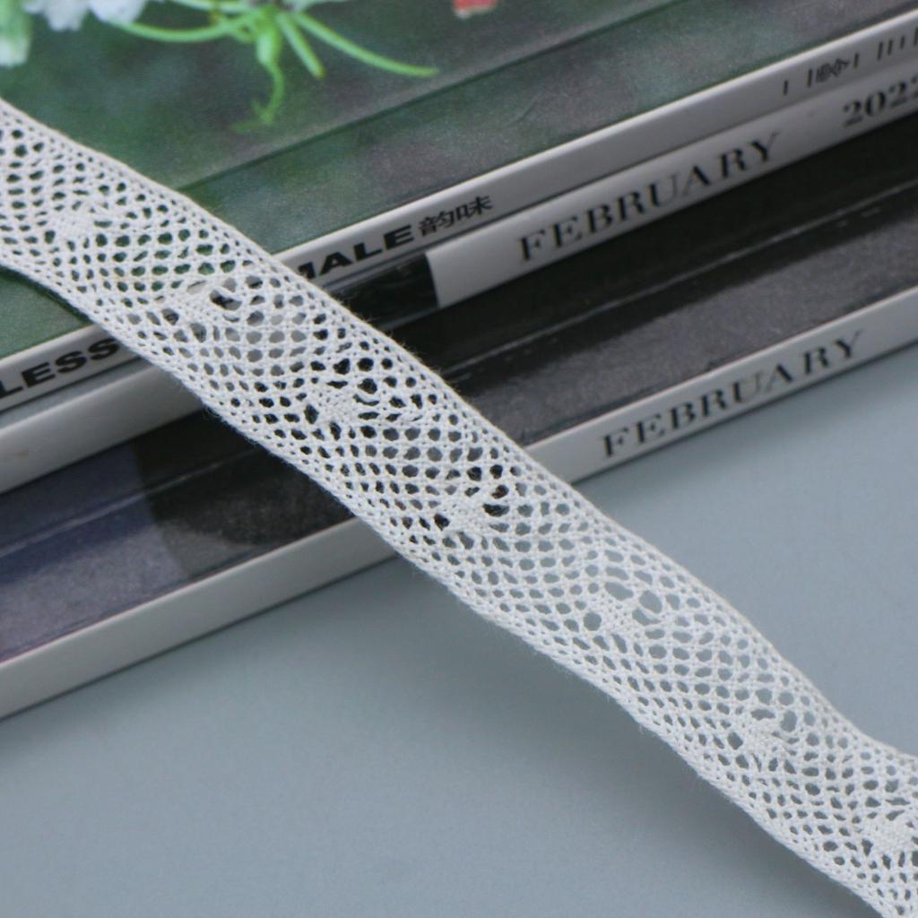 Hollow Cotton Thread Lace Handmade Diy Decorative Lace Strap Clothing Clothes Tablecloth Curtains Fabric Material Lace Edge