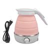 600ml Travel Foldable Electric Kettle Auto Power Off Adjustable Temperature Portable Collapsible Electric Water Kettle