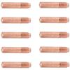 10 Pièces Buses de Soudage MIG 0.9mm Embouts de Contact de Soudage MIG Kit de Buses Conductrices en Cuivre pour Soudage Industriel