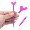 Y-Shaped 3-in-1 Eyelash Tool: Waterproof Makeup Brush & Lash Perm Aid