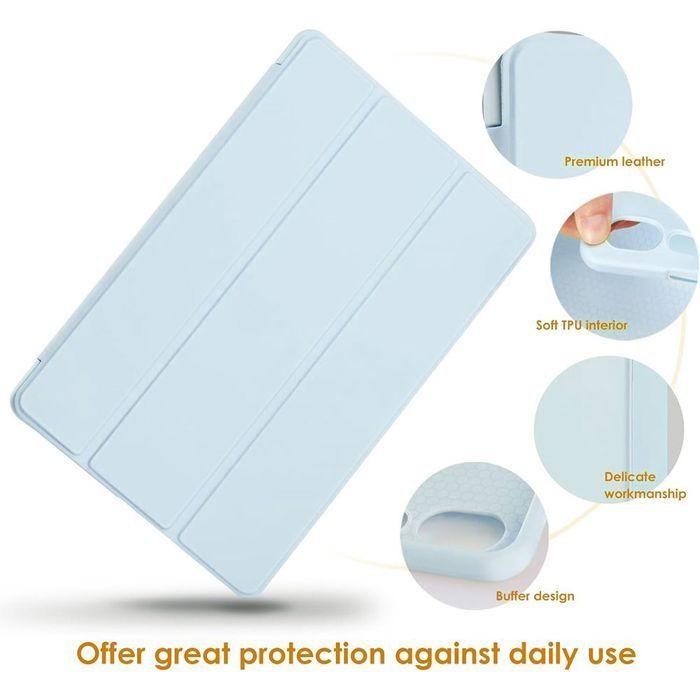 Coque de Protection - E.F.Connection - pour Samsung Galaxy Tab S10 Plus/S9 Plus - Support - Bleu