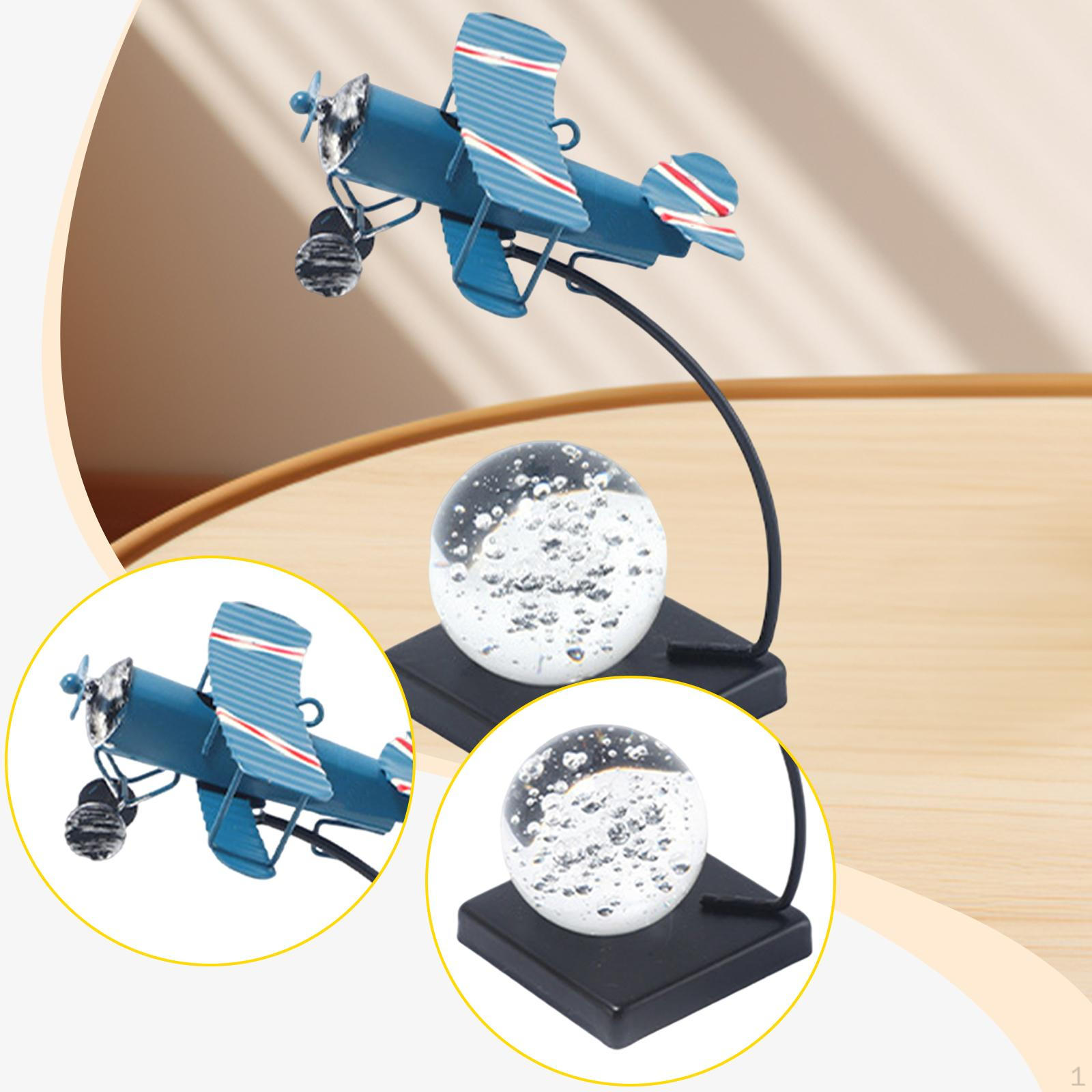 

Airplane Model Collectible Figure for Living Room And Cafe Decor синій