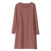 Petite Women's 2024 Spring/Autumn Korean Loose Cotton Linen Casual Short Dress