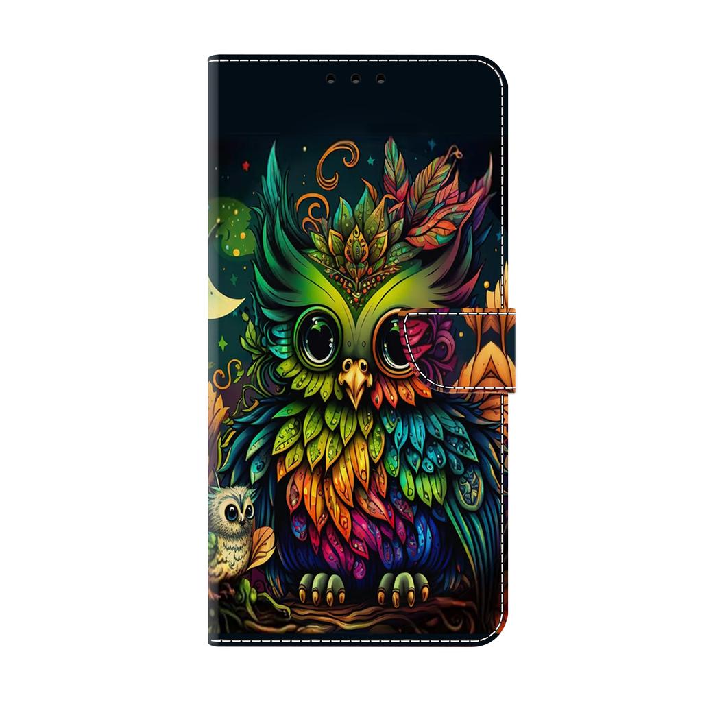 Etui na telefon Samsung Galaxy A55 A35 A34 A33 A32 A31 A16 3D Urocze Malowane Magnetyczne Skórzane Etui z Klapką i Uchwytem Portfel Etui na Telefon Komórkowy
