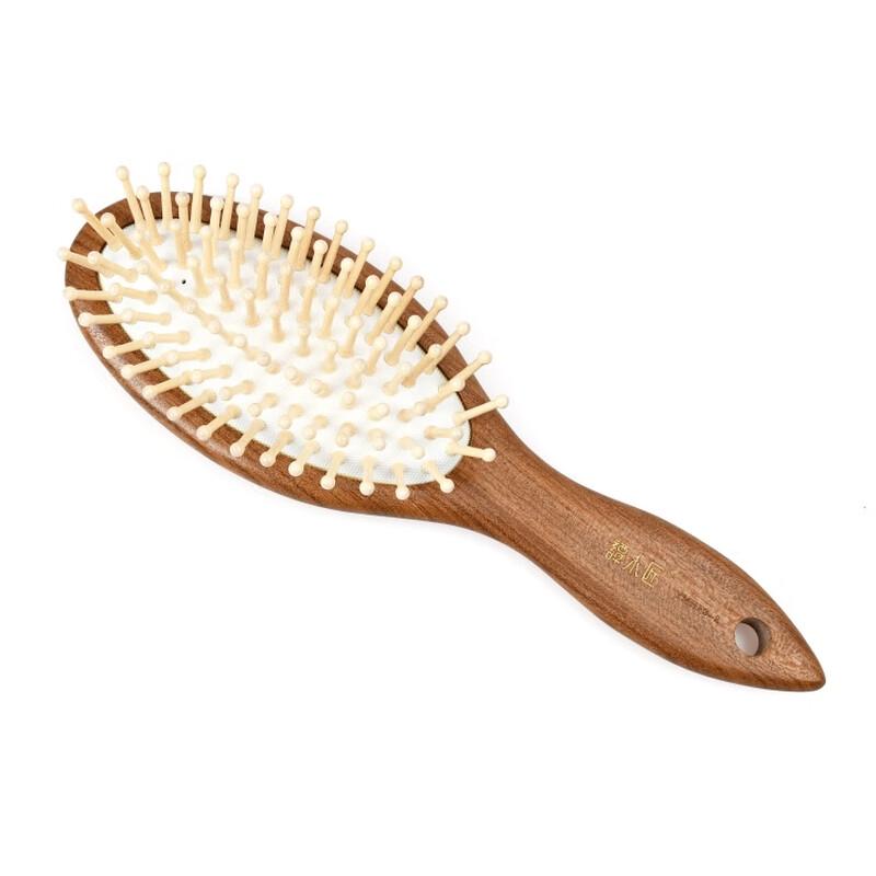 Tan Mujiang Walnut Wood Hair Comb