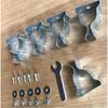 Window Well Cover Clips Set Of 5 Metal Basement Window Well Cover Install Retaining Clips Egress Cover Spring Clips With Screws