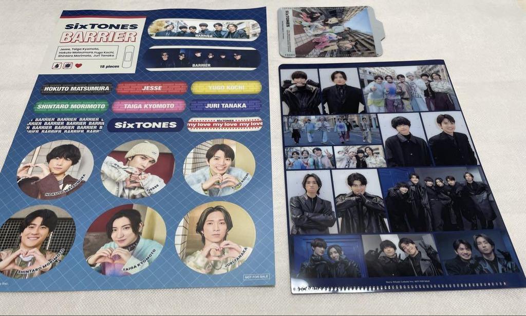 [USED] SixTONES Barrier 3-Disc Set with Bonus