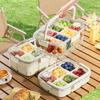Outdoor Fresh-Keeping Picnic Basket: Food-Grade, Sealed, Transparent Storage Box