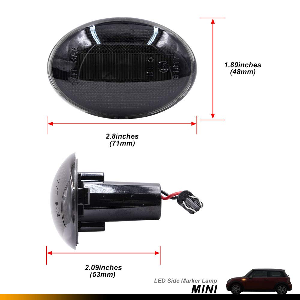 Voll-LED Seitenblinker Mini Cooper R55 R56 R57 R58 R59 LED