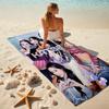 Beach Towel with KATSEYE Pattern - soft,absorbent,machine washable Lightweight&Modern,swimming,Travel Essentials