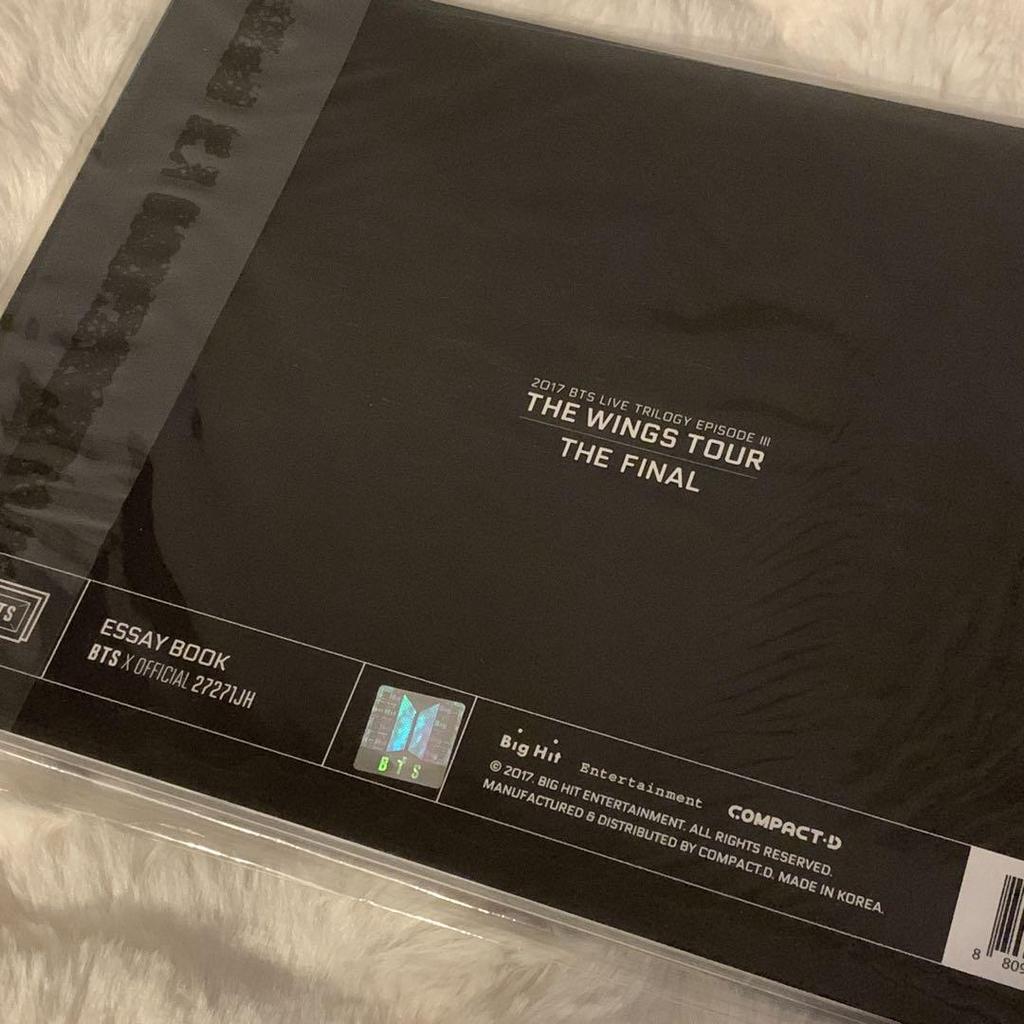 [USED] Out of print THE WING TOUR DVD set Hoseok Hobi J-HOPE