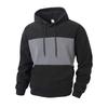 Men S Color Block Hooded Sweatshirt Casual Autumn Winter