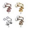 2pcs Metal Crystal Glass Curtain Holdback Wall Tie Back Hooks Hanger Holder Window Accessories