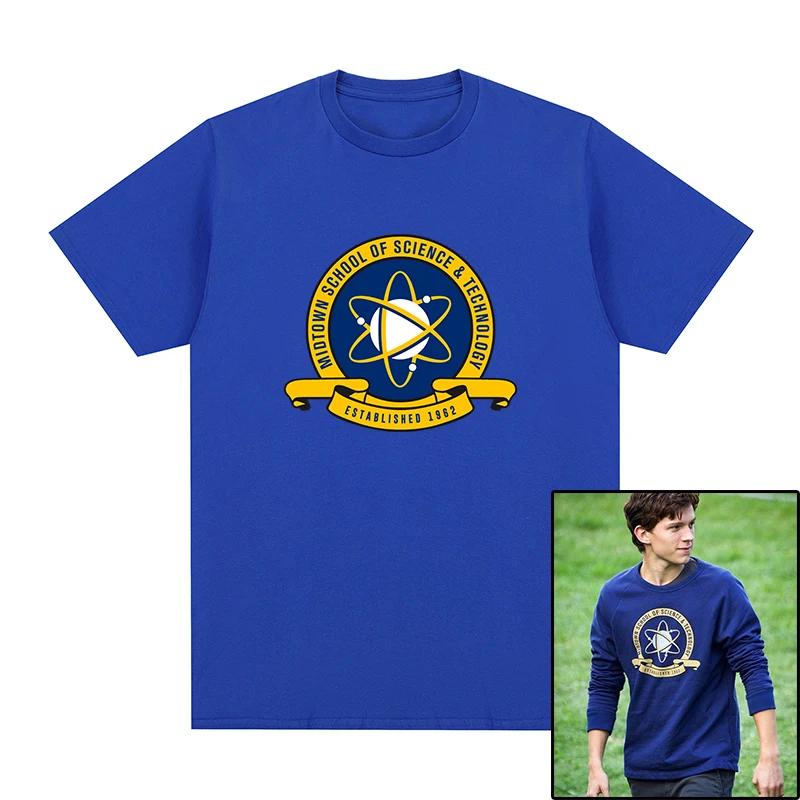 Tom Holland T-shirt midtown high school Science and Technology Cotton Men T shirt New TEE TSHIRT Womens Tops S разноцветный