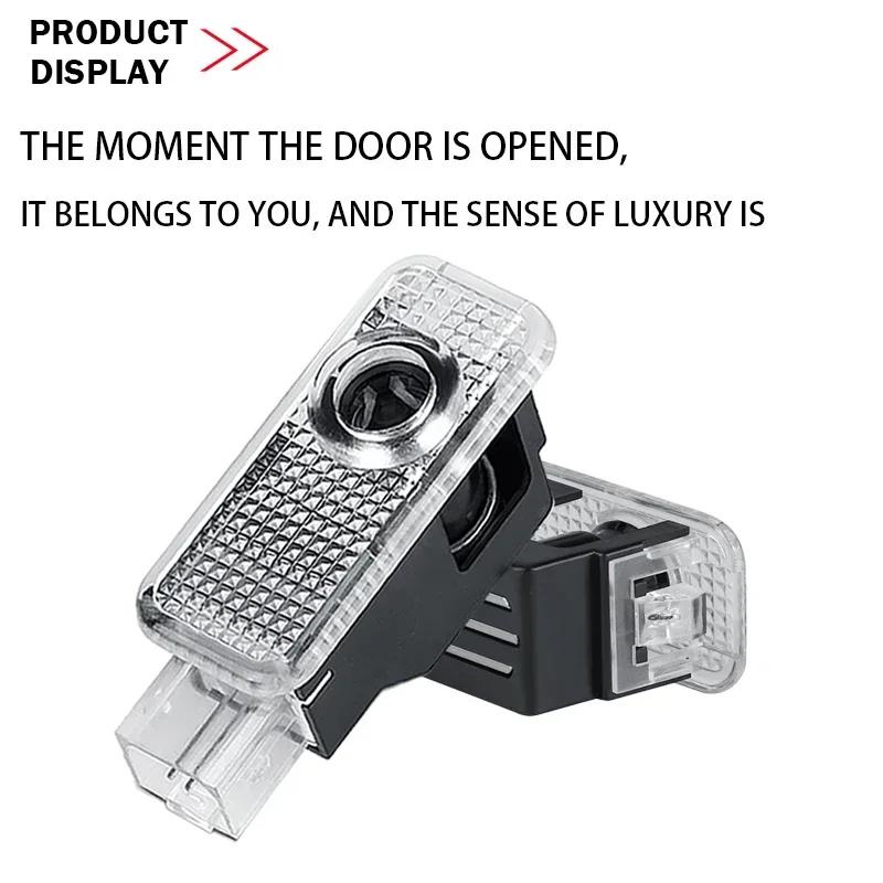 For Audi C74Pcs For Audi A3 A4 B8 8P 8V A6 C7 A5 Q5 B7 B6 B9 SLINE RS Q3 Q7 S3 S4 S5 S6 Car Door Welcome Light Led HD Projector Lamp