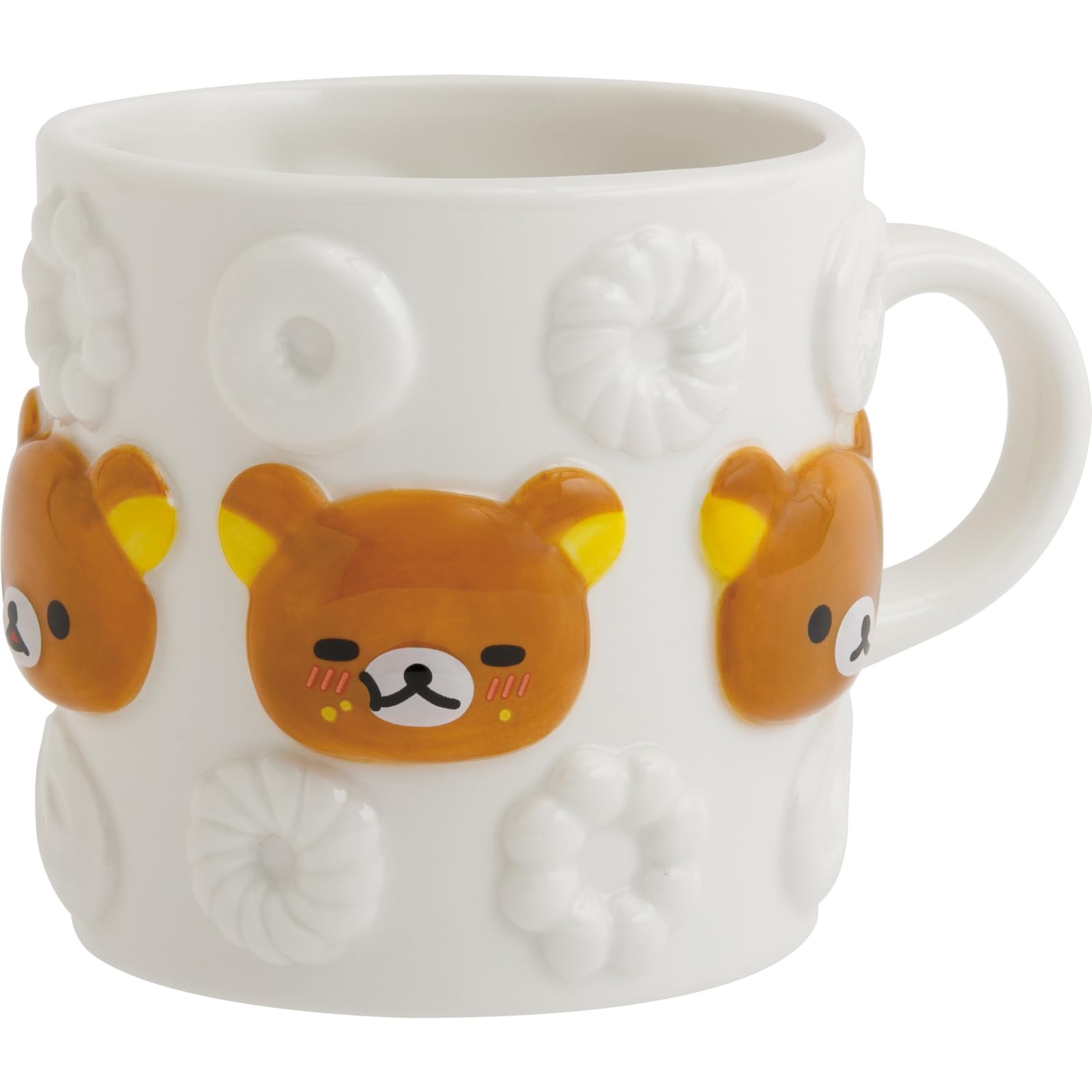 

San-X Rilakkuma Rilakkuma x Mister Donut Mug, Rilakkuma TK23501, H90 x 90mm
