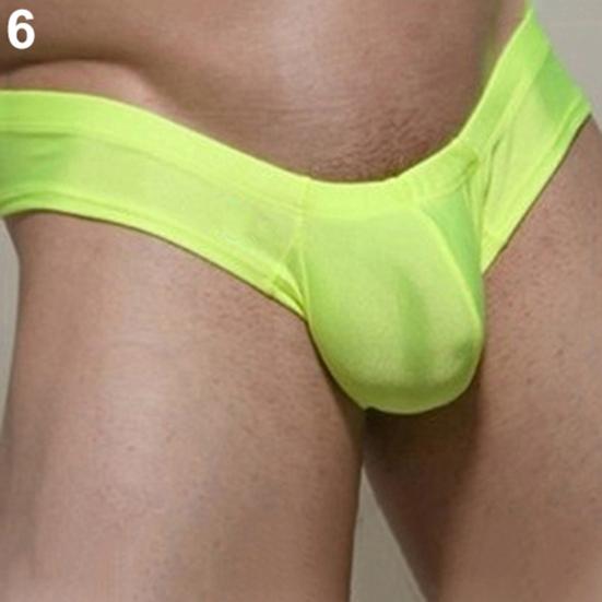 New Mans Low Waist Leakage Hip U Convex Design Underwear Men Briefs Sexy