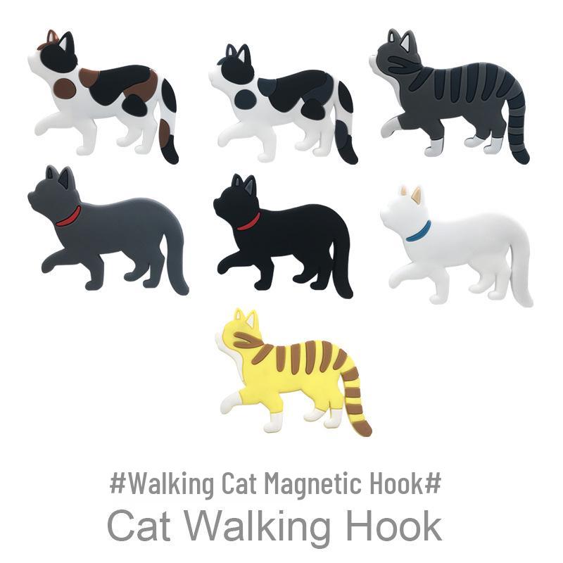 Walking Cat Fridge Magnetic Hook - Home Supplies