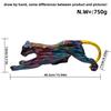Modern Colorful Transfer Leopard Home Decoration Living Room Office Desktop Decoration Resin Crafts