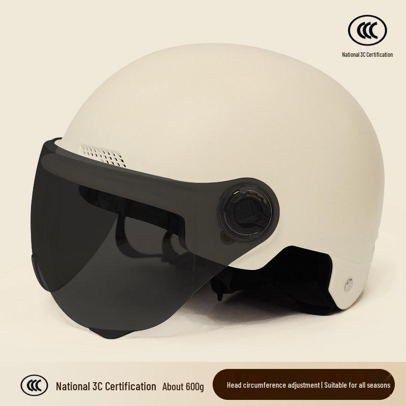 Women s Universal Electric Scooter Helmet with 3C Safety Certification, Summer Sunshade, All-Season Protection