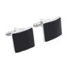 Yousheng 1 Pair Cufflinks Polished Smooth Surface French Style Hollow Twist Round Square Shape Men Suit Shirt Cufflinks  DIY Craft Buttons