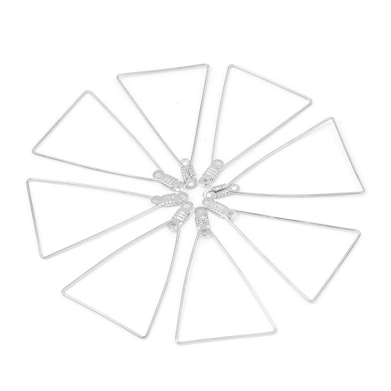 10pcs/lot Geometric Shape Earring Frame Drop Earrings Findings Irregular Ear Wire Hoop for Jewelry Making DIY Earring Findings