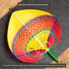 Handmade Bamboo Fan Color Fan Summer Durable Woven Old-Fashioned Large Fan Banana Chinese Ancient Style Portable Cattail Fan