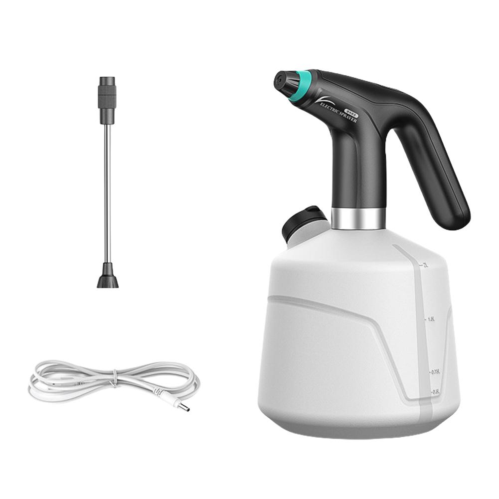 

2 л Сельскохозяйственный электрический опрыскиватель 360° Регулируемая насадка Поливной распылитель Дезинфекционный распылитель для сельскохозяйственного орошения чёрный