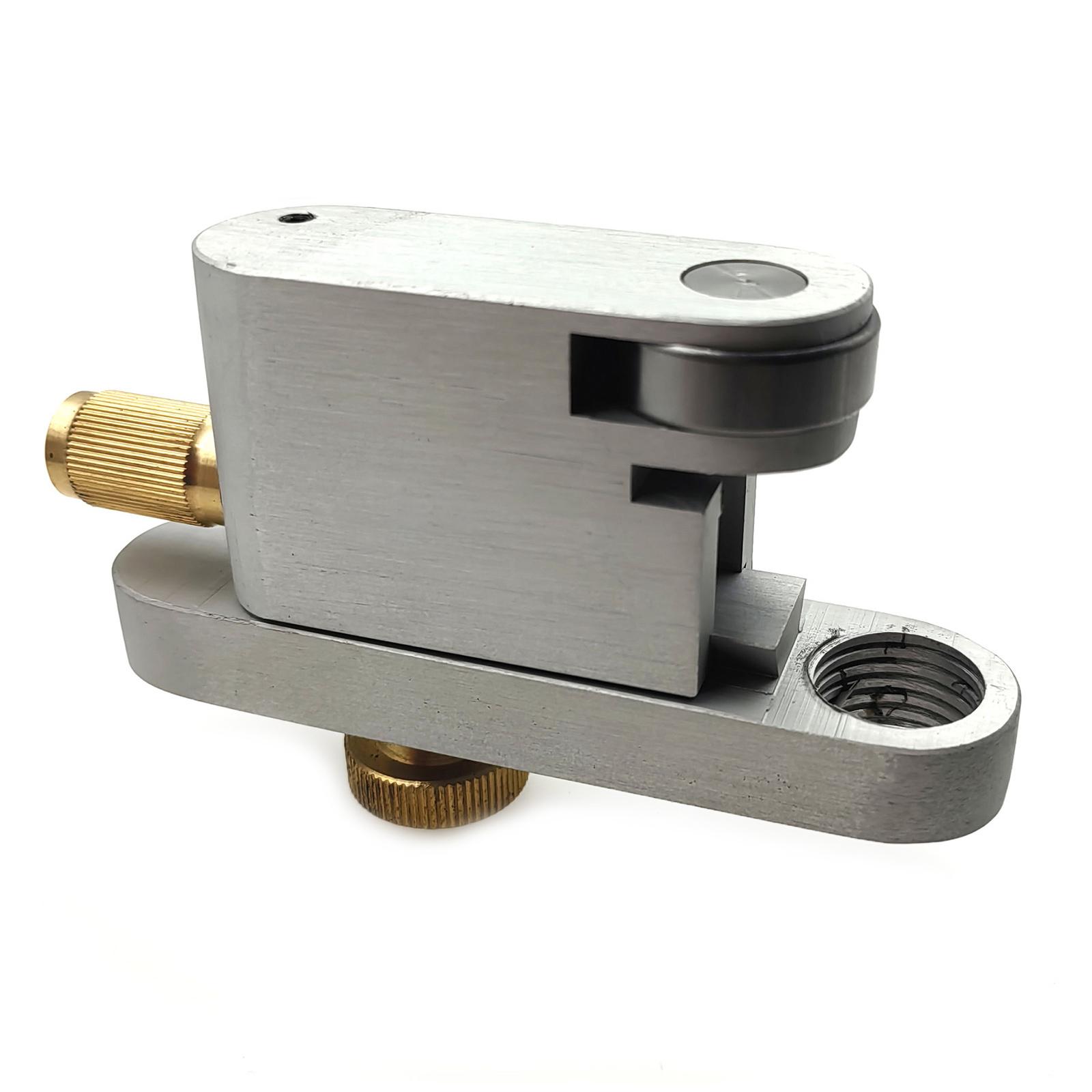 

Adjustable Violin Purfling Groover Jig Violin Edge Soundhole Router Guide Tool Violin Making Luthier Tool Easy to Use серебряный