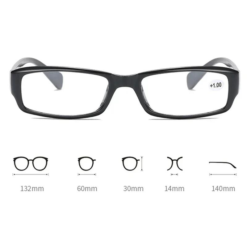 Reading Glasses Women Classic Resin Mens High-definition Presbyopic Glasses Diopter+1.00 1.5 2.0 2.5 3.0 3.5 4.0