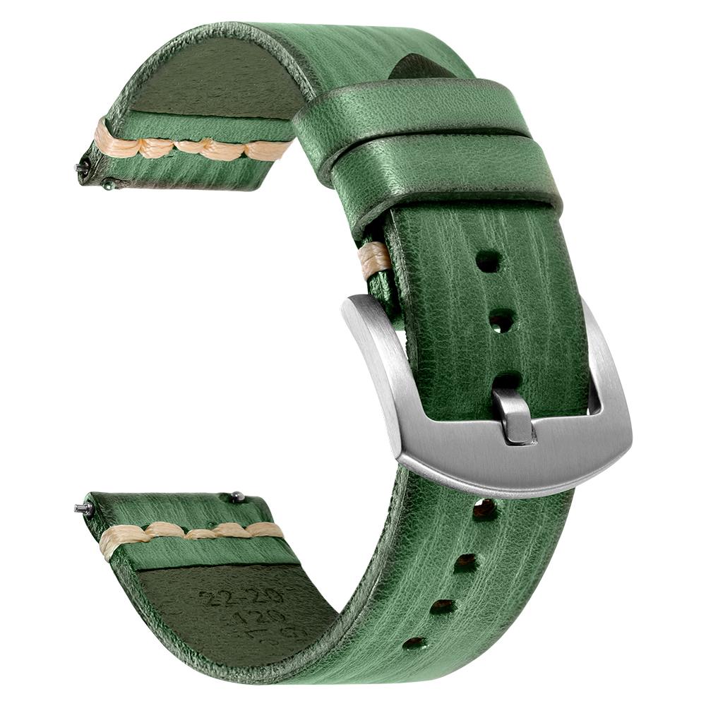 18mm 20mm 22mm 24mm Handmade Stitching Calfskin Watch Strap Men Vintage Italian Cowhide Watch Band for Tudor for Seiko Bracelets