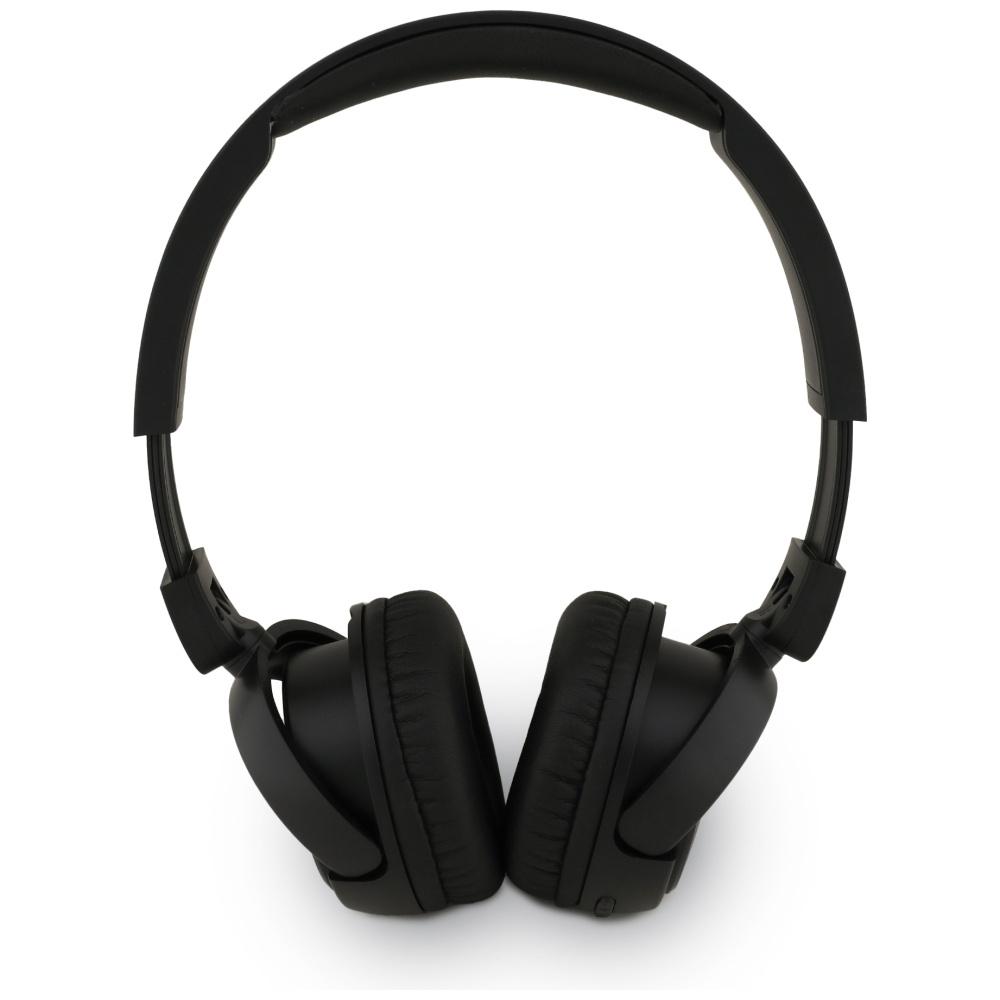 Guess Bluetooth 5.3 Metal Logo Script Black Over-Ear Headphones
