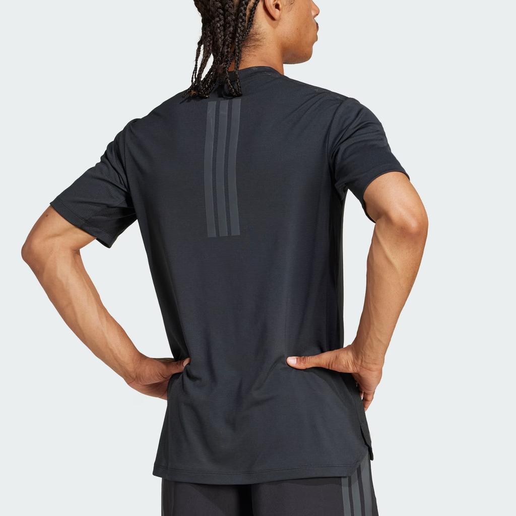 adidas Power 3-Stripes T-Shirt Asia Sizing 'Black' Men's JI8215