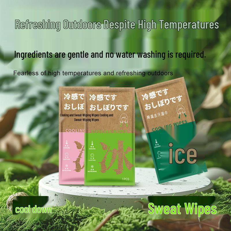 Summer Cooling Ice Towel: Reusable Wet Wipes for Outdoor Sports & Camping