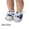 7cm Mini 18 Inches Doll Birthday Gifts Doll Shoes Canvas Shoes Wave point Shoes Doll Accessories