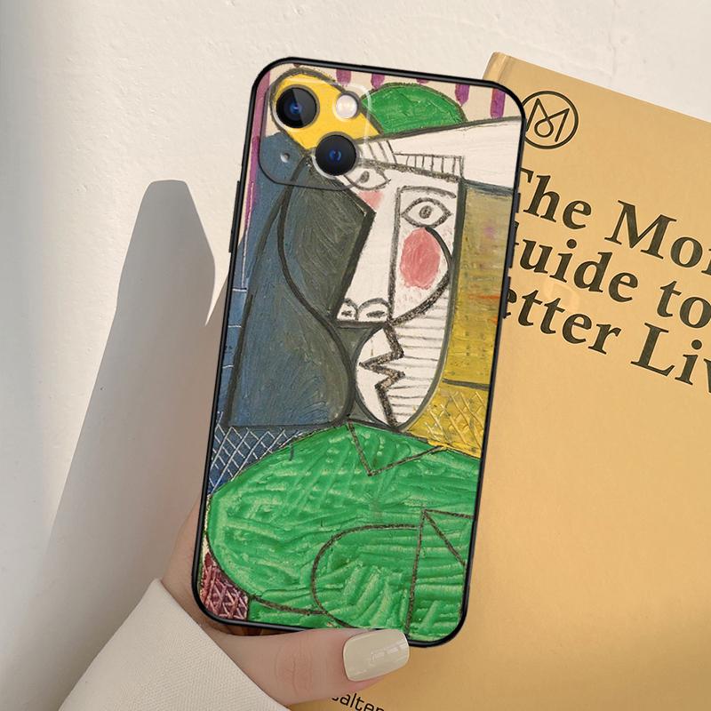 Painting Picasso Abstract Art Phone Case For iPhone 17 16 15 14 13 11 12 Pro Max mini XR 16e 15 16 Plus 17 Air Full Cover
