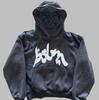 Felpa con Stampa di Lettere Unisex e Pantaloni Larghi Tuta Hip Hop Set da 2 Pezzi