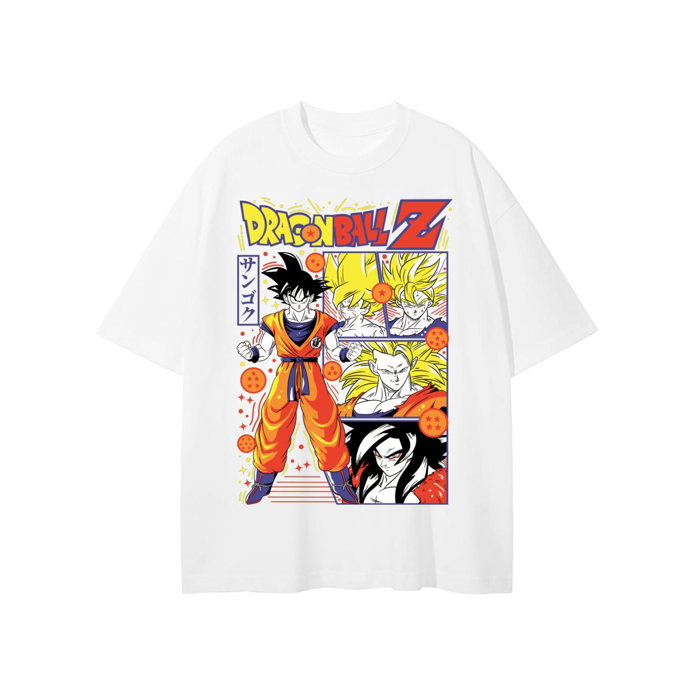 Dragon Ball Z Tee Overzised Goku Manga Japanes Tee Manga S