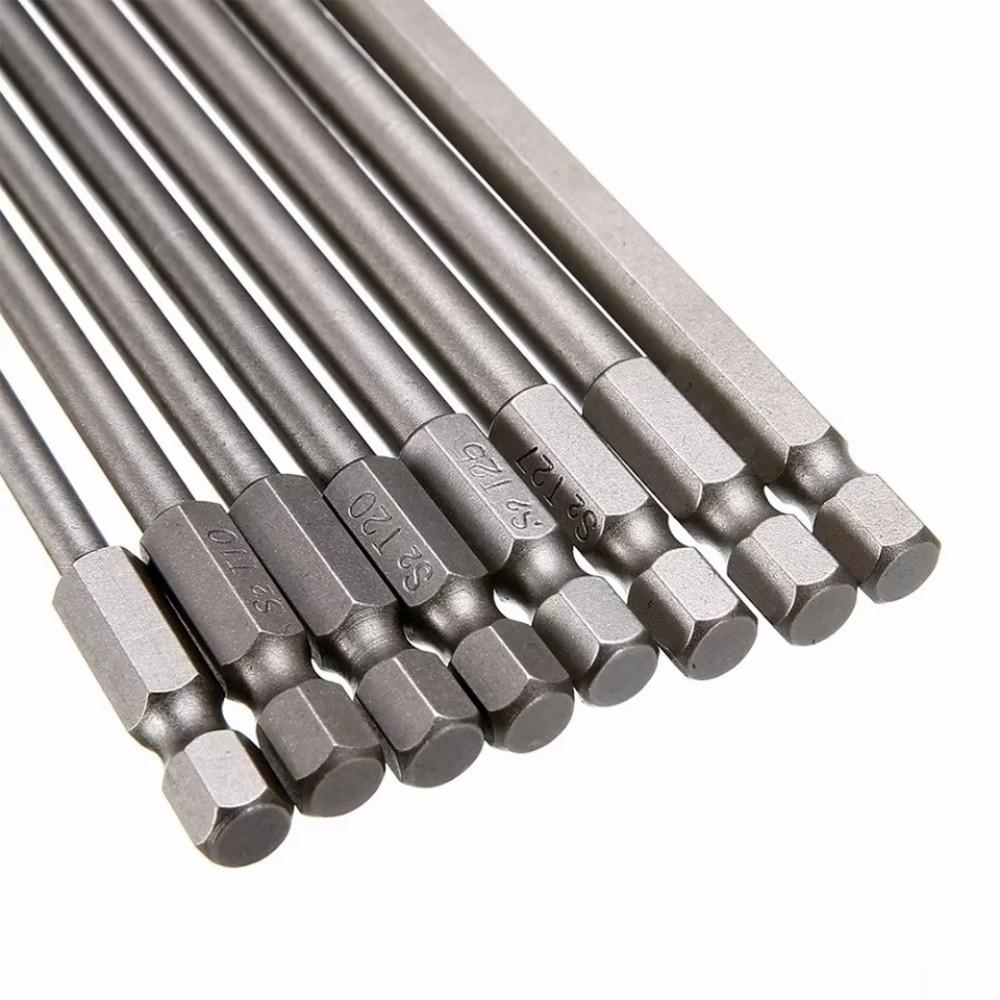 8PCS T8-T40 Hex Head Allen Wrench Drill Bits Set Screwdriver Socket Bit  Wrench Use