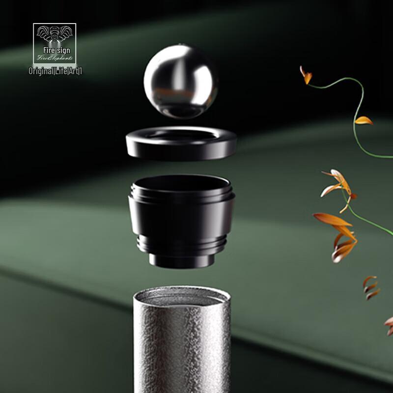 Huoxiang One-Key Open Titanium Crystal Insulated Thermos