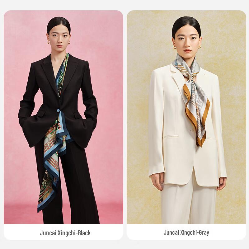 WENSLI Women's 100% Mulberry Silk Large Square Scarf Shawl