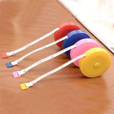 Portable 1.5m Retractable Ruler Inch Tape Measure Mini Ruler Colorful Cute Design Measuring Tool