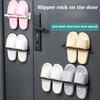 Door Shoe Rack Magnetic Wall-Mounted Shoe Rack Security Door Iron Door Bedroom Can Be Used For Slipper Rack Slipper Storage